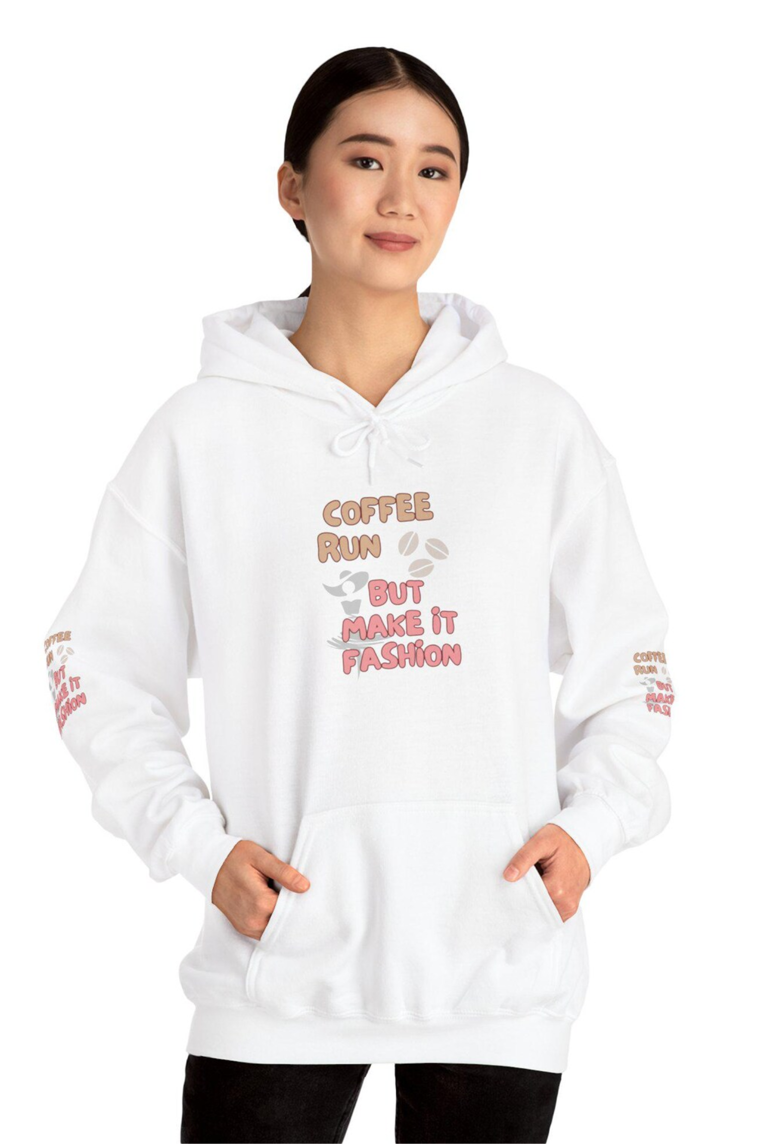 Coffee Run But Make It Fashion Hoodie, Sweatshirt, Trendy Coffee Lover Clothing, Comfy Coffee Run Sweatshirt, Unisex Coffee Hoodie, Coffee