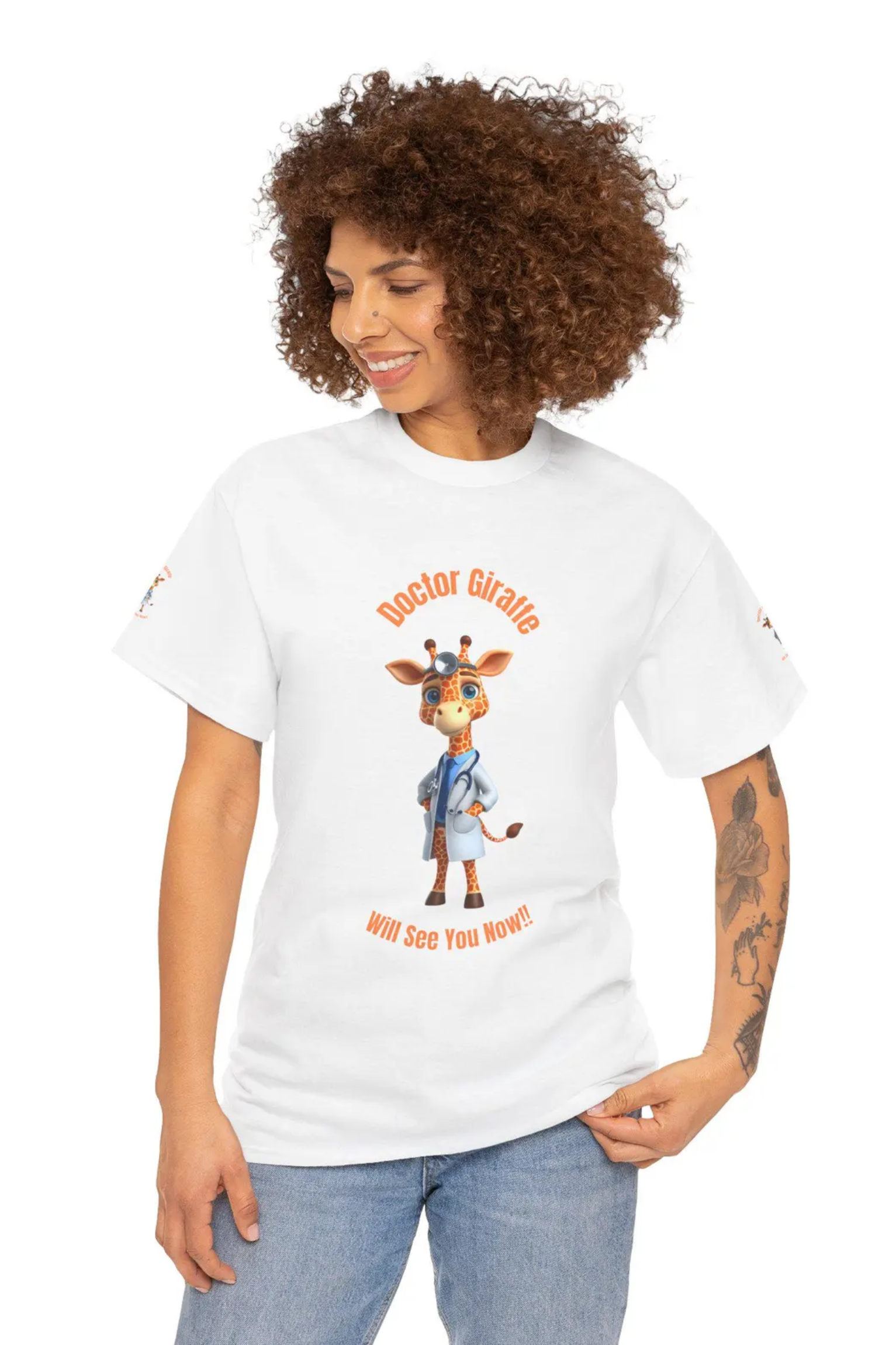 Adorable Dr. Giraffe Tee for Animal Lovers, Safari Enthusiasts, and Zookeepers